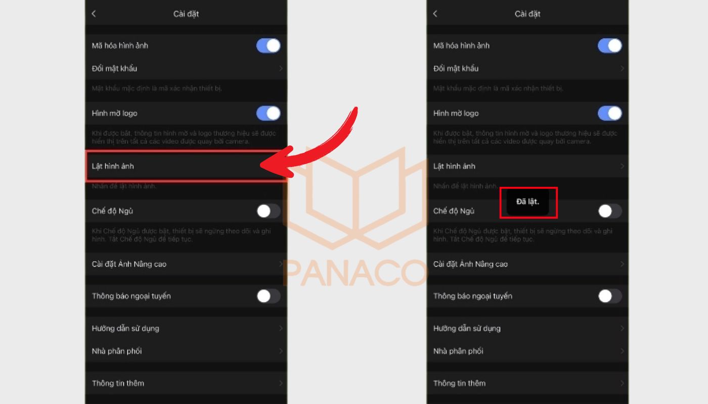 Cách điều chỉnh camera Ezviz bị ngược tự động trong app Ezviz