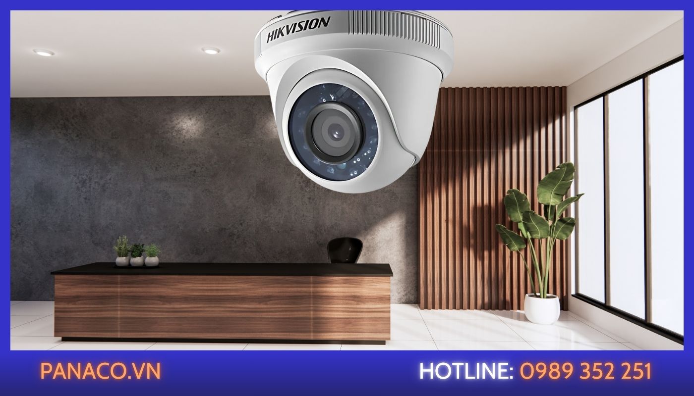 Camera Dome IP Hikvision thiết kế nhỏ gọn, góc quay rộng
