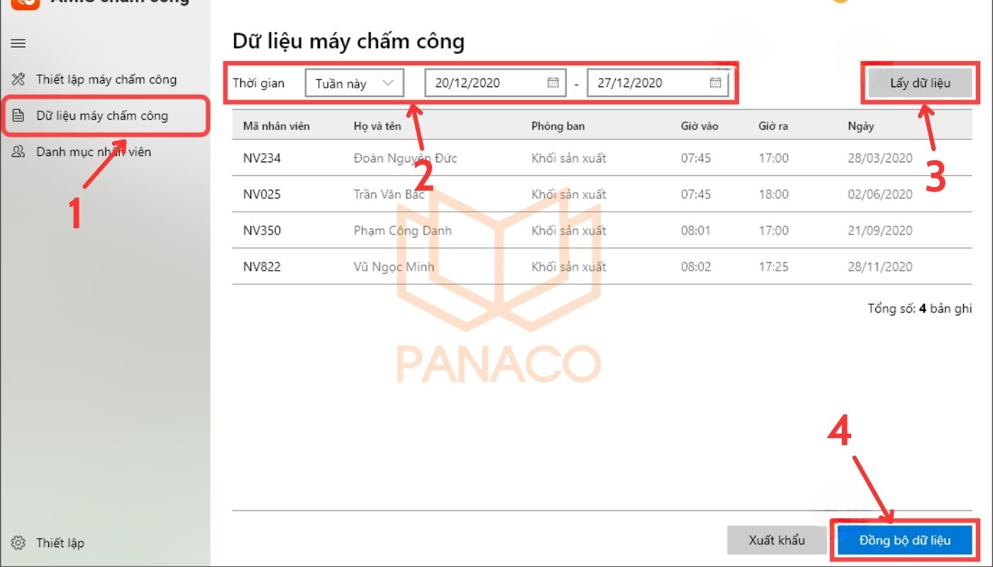 Đăng nhập vào AMIS Chấm Công