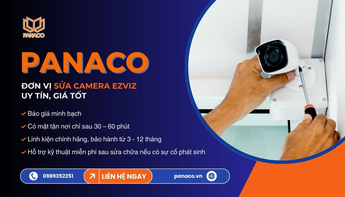 Panaco sửa chữa lỗi camera Ezviz không nhận thẻ nhớ