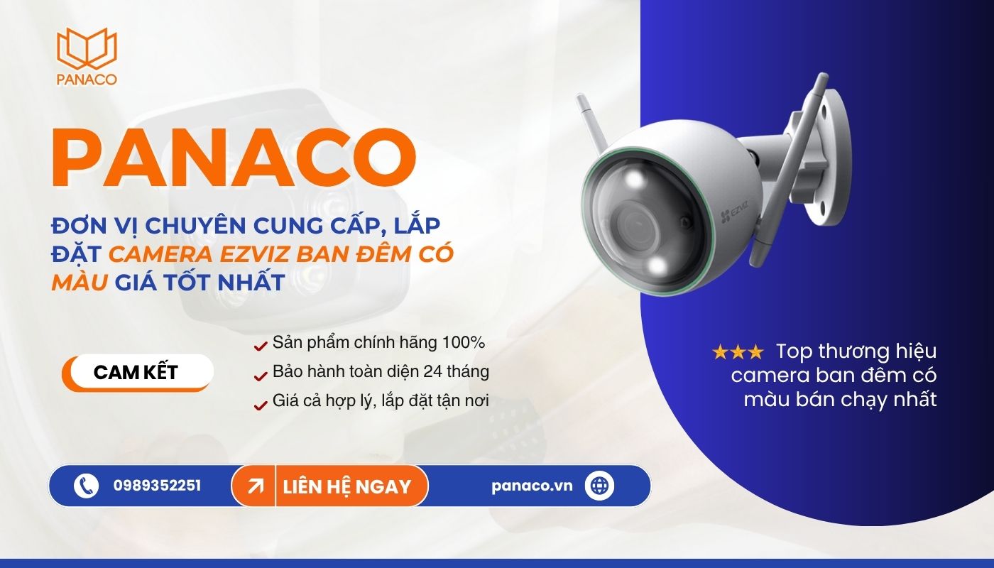 Camera Ezviz có màu ban đêm