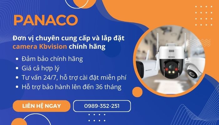 Mua camera Kbvision tại PANACO