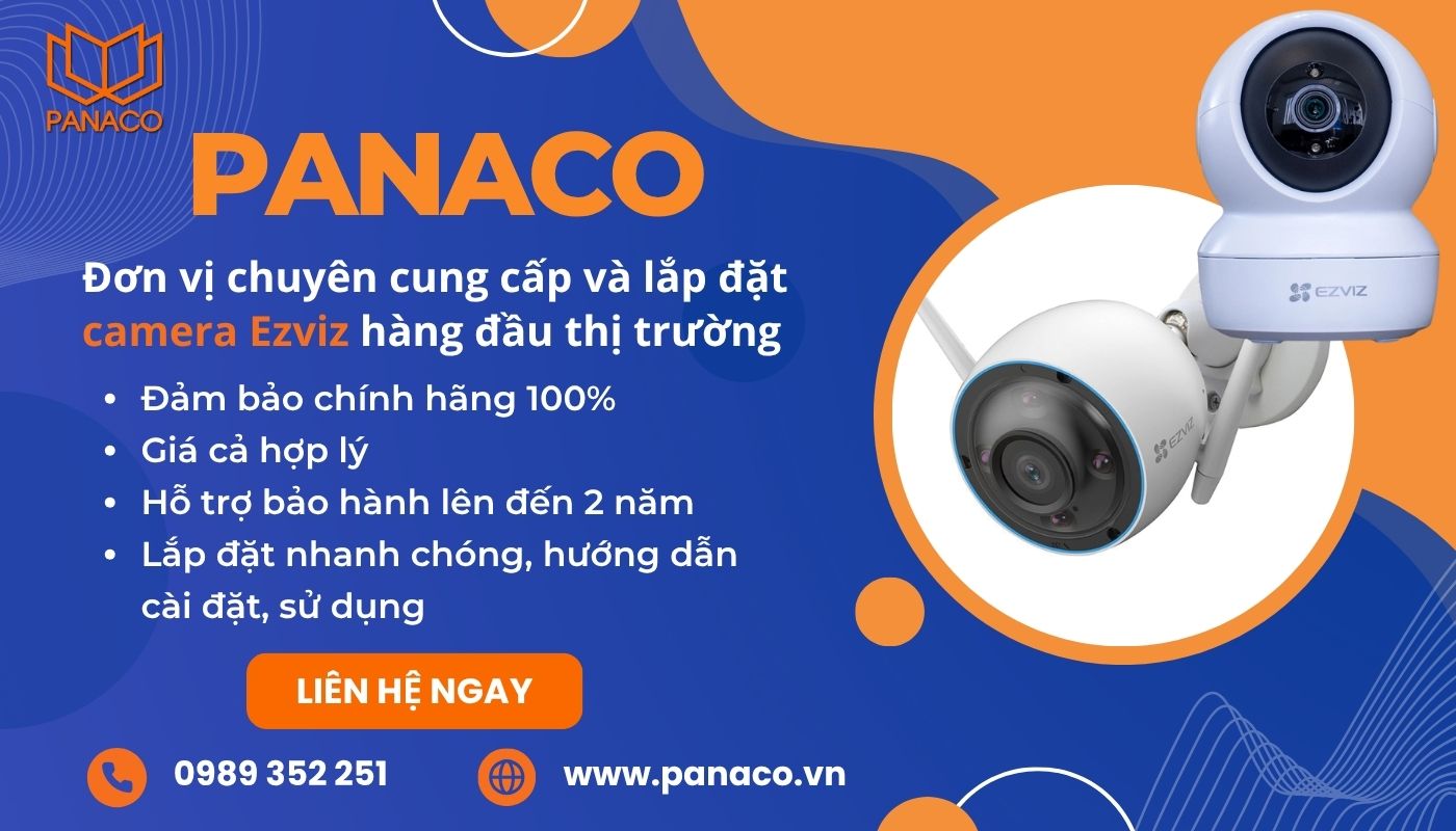 PANACO luôn sẵn sàng hỗ trợ bạn kiểm tra, khắc phục lỗi và lắp đặt camera Ezviz