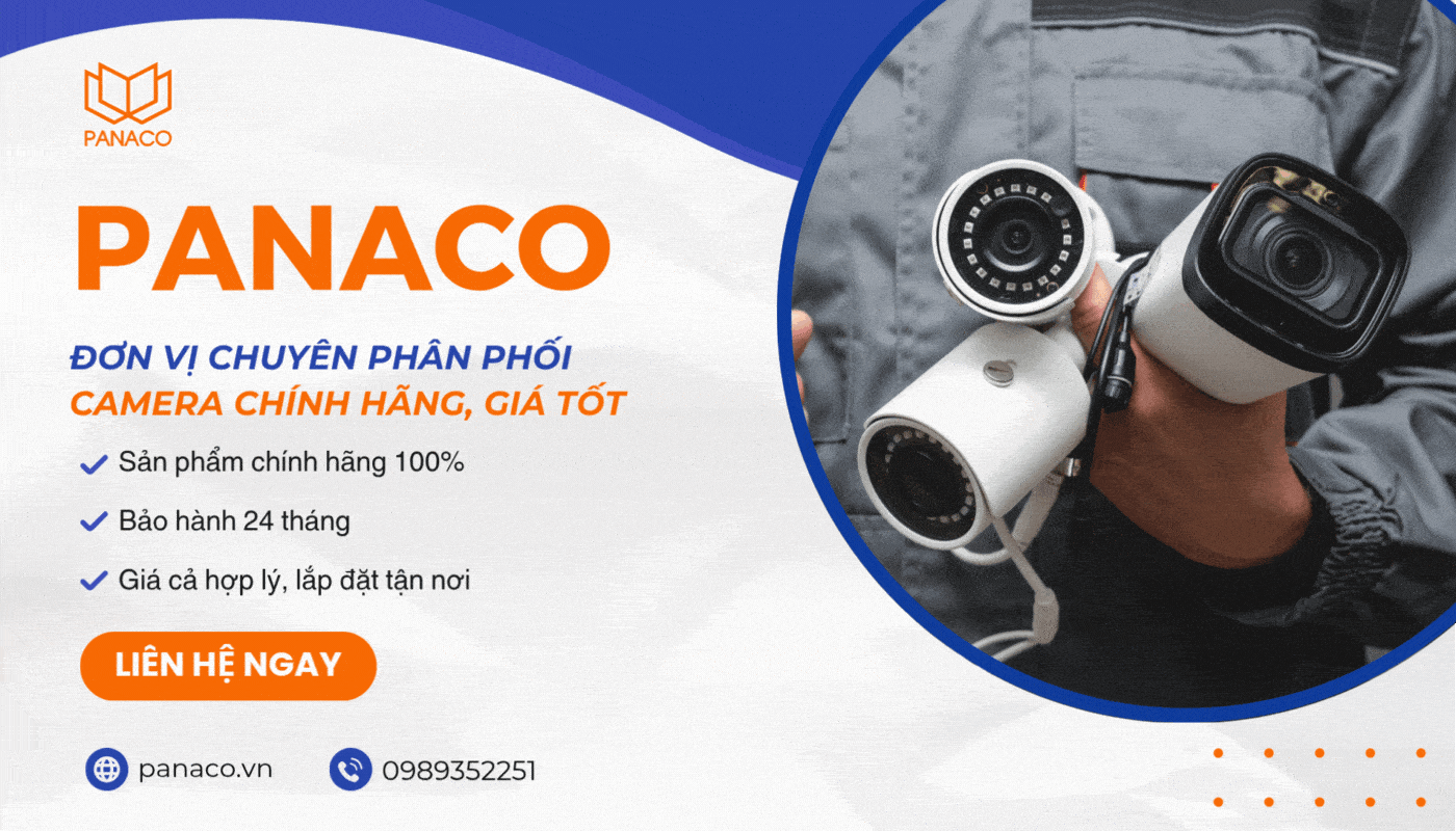 Mua camera chính hãng, giá tốt tại PANACO