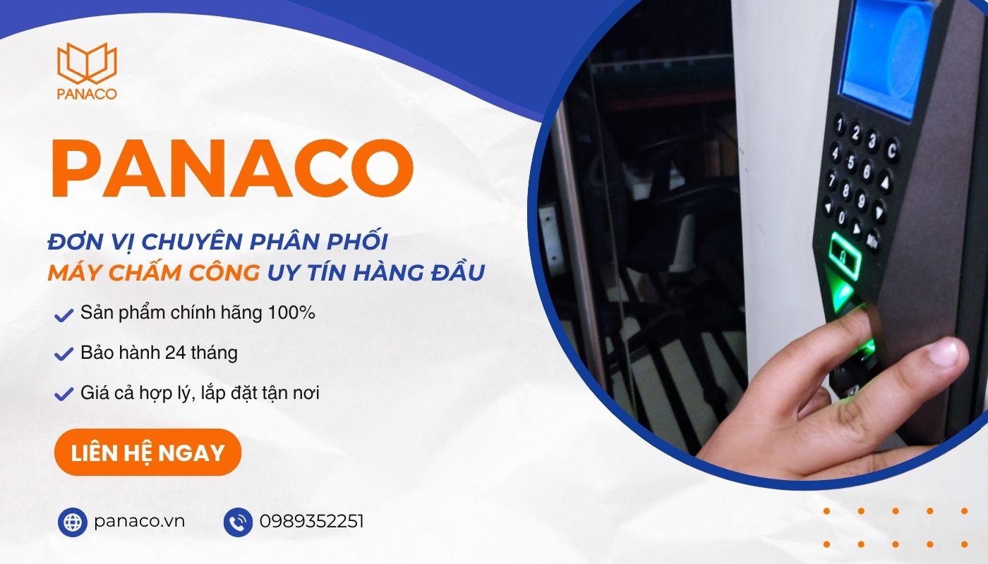 Mua máy chấm công giá tốt tại PANACO