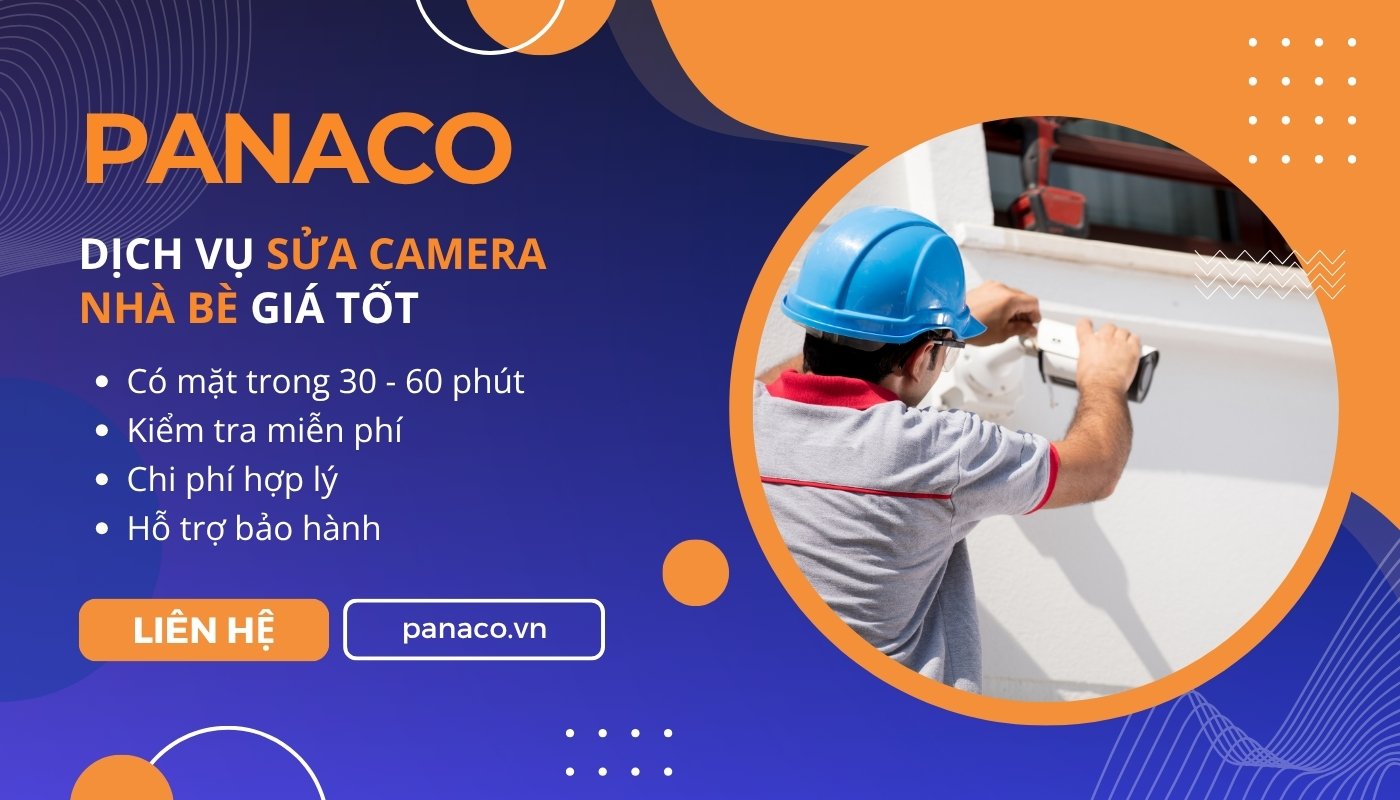 PANACO luôn sẵn sàng hỗ trợ khắc phục lỗi camera Nhà Bè