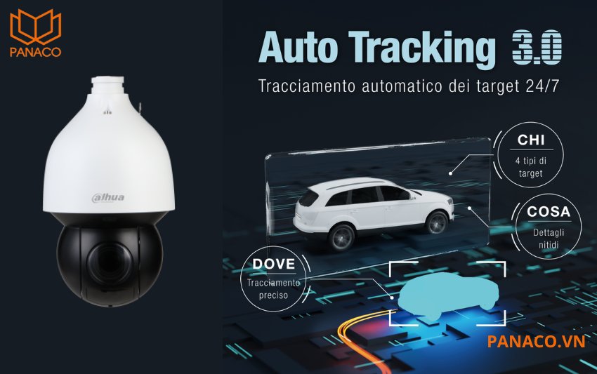Tính năng Auto Tracking 3.0 của camera DH-SD5A245GB-HNR