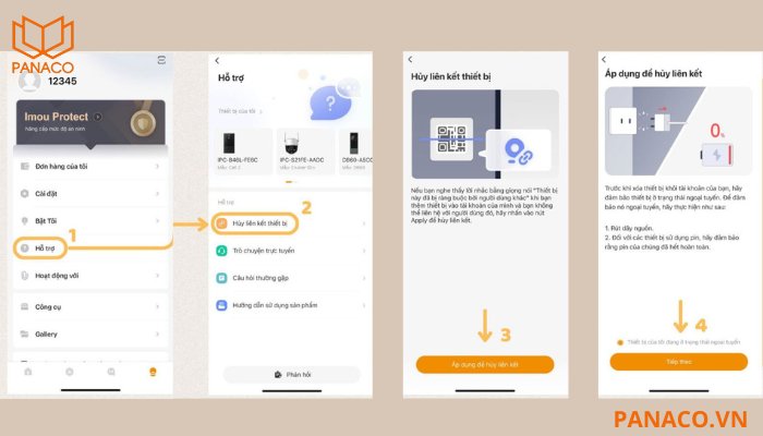 Cách xóa thiết bị camera trên một điện thoại khác Cách xóa thiết bị camera trên một điện thoại khác