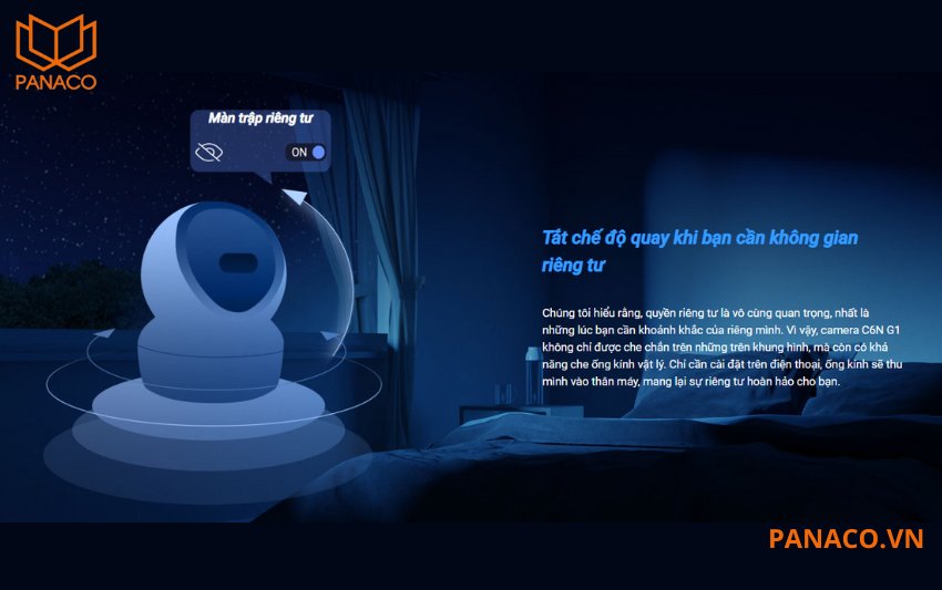 Camera thiết kế nút gạt che camera giúp chặn hoàn toàn ống kính khi không sử dụng