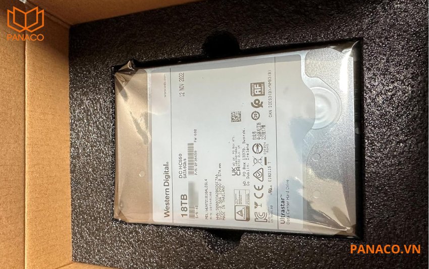 DC HC550 (0F38459) hỗ trợ dung lượng bộ nhớ lên đến 18TB