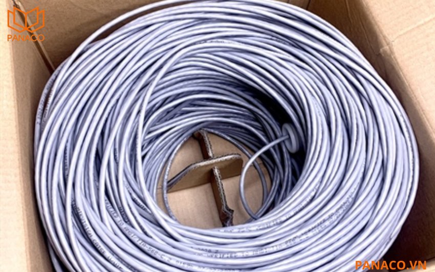 Dây cáp mạng hikvision CAT5E đóng gói dạng cuộn dài 305m