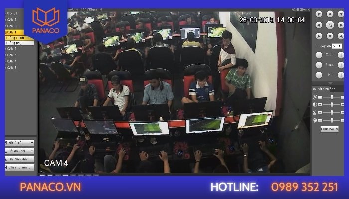 PANACO bàn giao và hướng dẫn sử dụng hệ thống camera giám sát quán nét