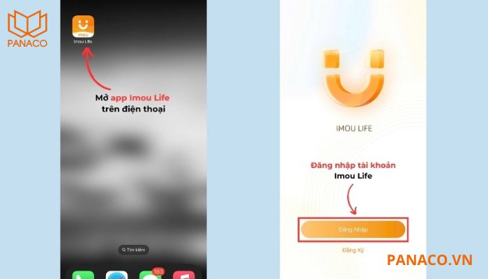 Hướng dẫn đổi mật khẩu tài khoản Imou