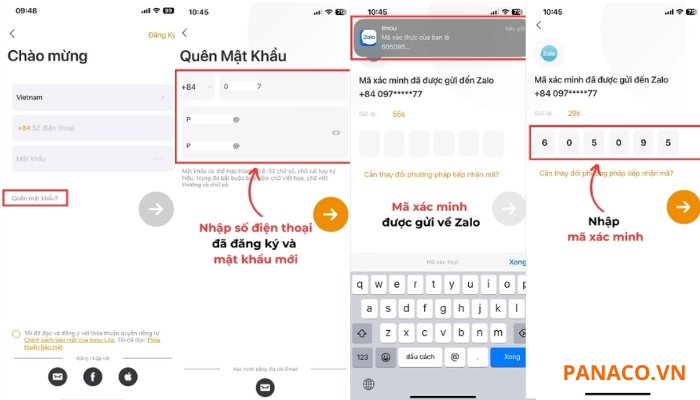 Hướng dẫn đổi mật khẩu tài khoản Imou