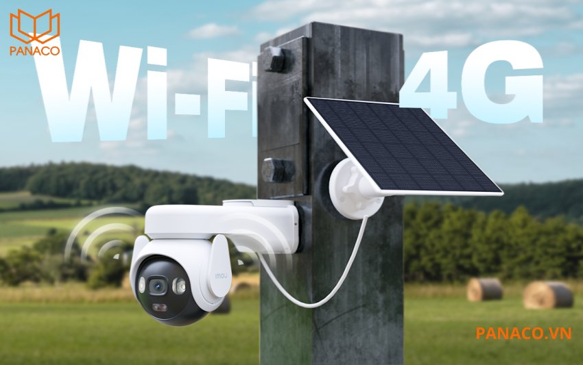 IPC-B7ED-5M0TEA-EU/FSP14 kết nối WiFi 2.4GHz và 4G