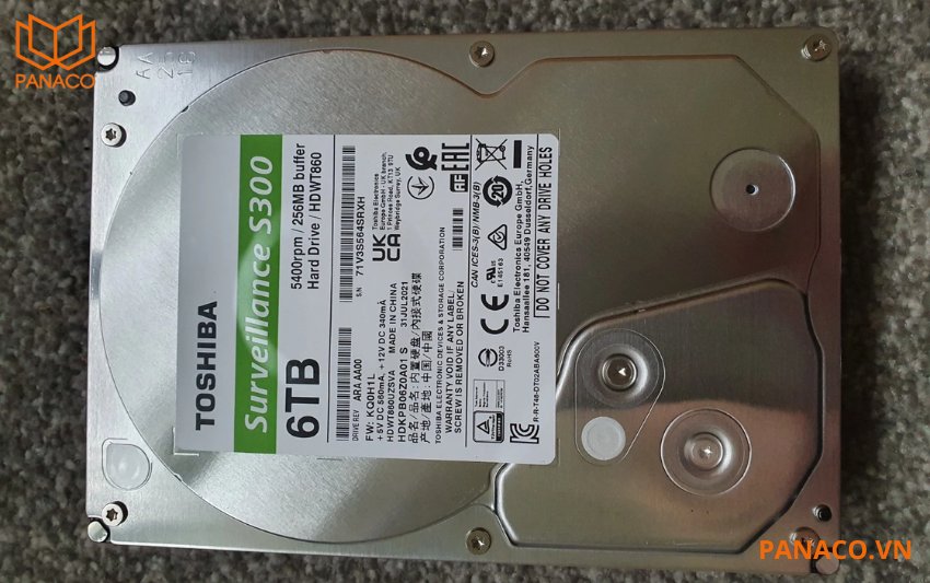 Ổ cứng HDWT840UZSVA có dung lượng lưu trữ lên đến 6TB