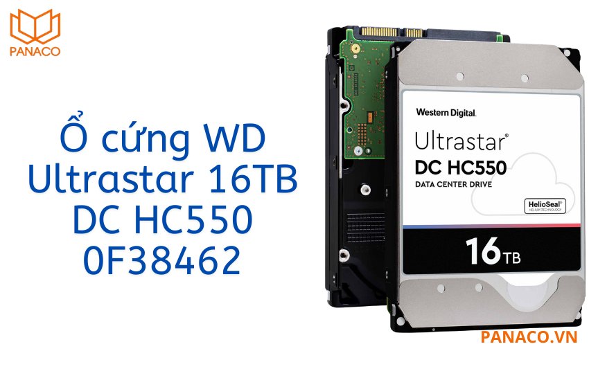 Ổ cứng WD Ultrastar 16TB DC HC550 0F38462