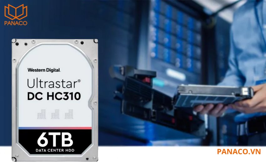 Ổ cứng WD Ultrastar 6TB 0B36039 cung cấp dung lượng 6TB