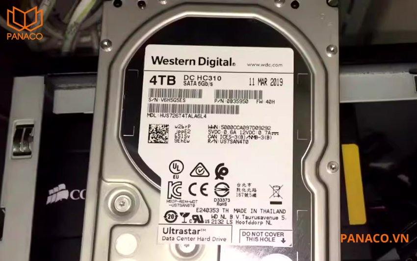 Ổ cứng WD Ultrastar DC HC310 (0B35950) mang đến dung lượng 4TB