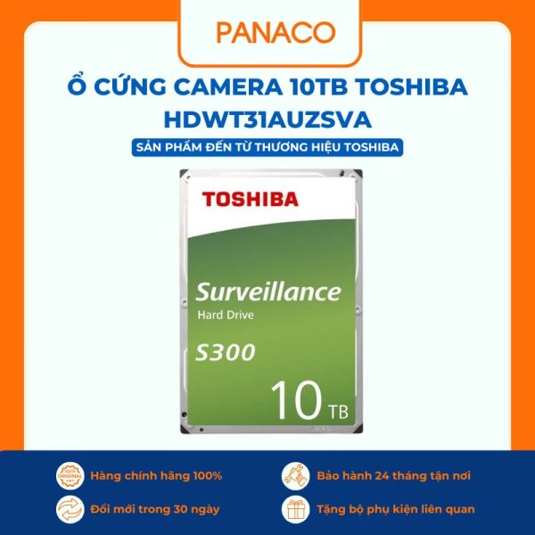 Ổ cứng camera 10TB Toshiba HDWT31AUZSVA