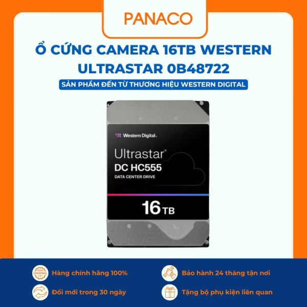 Ổ cứng camera 16TB Western Ultrastar 0B48722