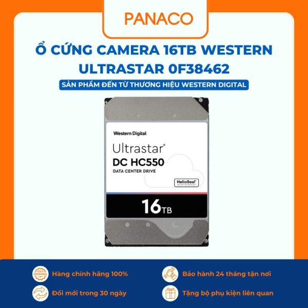 Ổ cứng camera 16TB Western Ultrastar 0F38462
