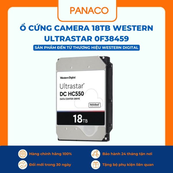 Ổ cứng camera 18TB Western Ultrastar 0F38459