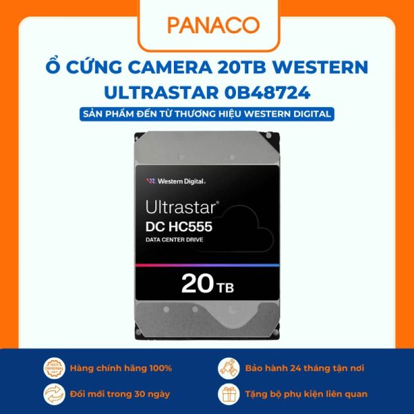 Ổ cứng camera 20TB Western Ultrastar 0B48724