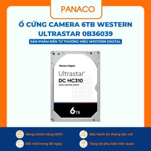 Ổ cứng camera 6TB Western Ultrastar 0B36039