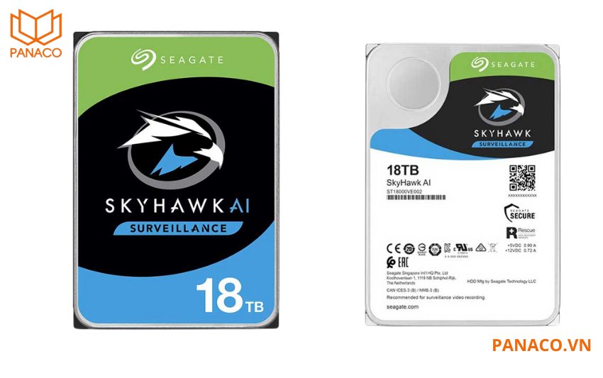 Ổ cứng gắn trong Seagate Skyhawk AI 18TB ST18000VE002