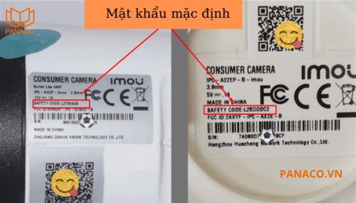 Safety code của camera IMOU