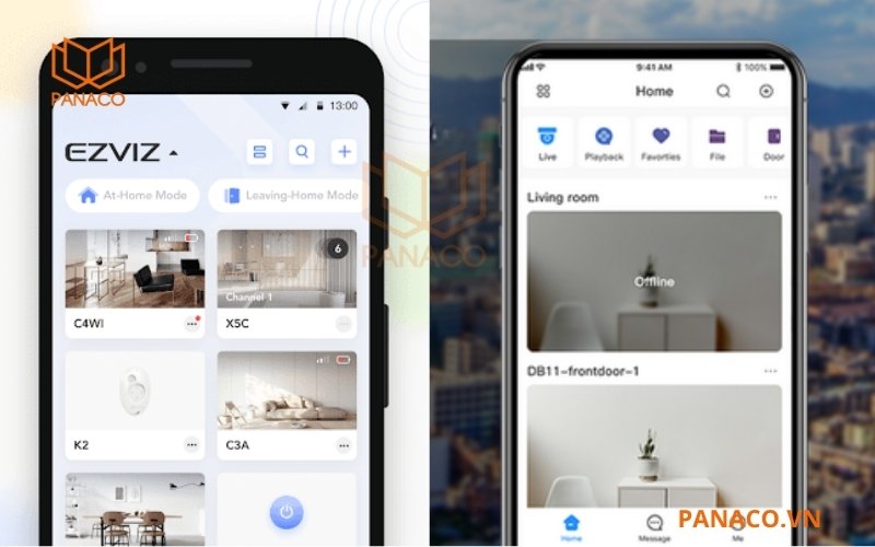 So sánh app Ezviz với DMSS
