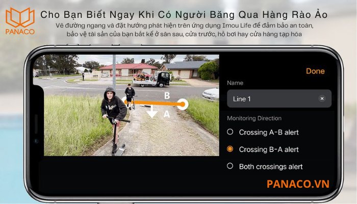 Cách tắt báo động camera Imou không cần thiết bằng thiết lập hàng rào ảo Cách tắt còi báo động camera Imou bằng thiết lập hàng rào ảo
