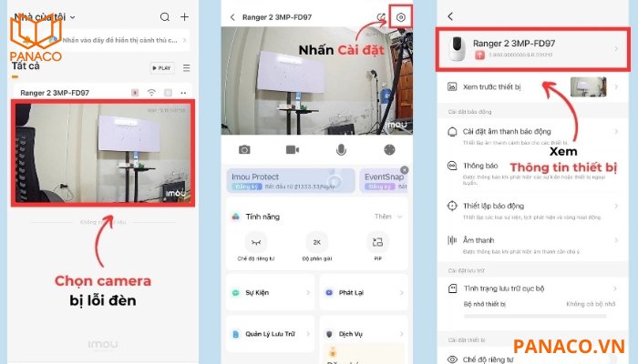 Up Firmware mới nhất để sửa lỗi camera Imou bị ngoại tuyến Cách chỉnh camera Imou bị ngoại tuyến: cập nhật firmware