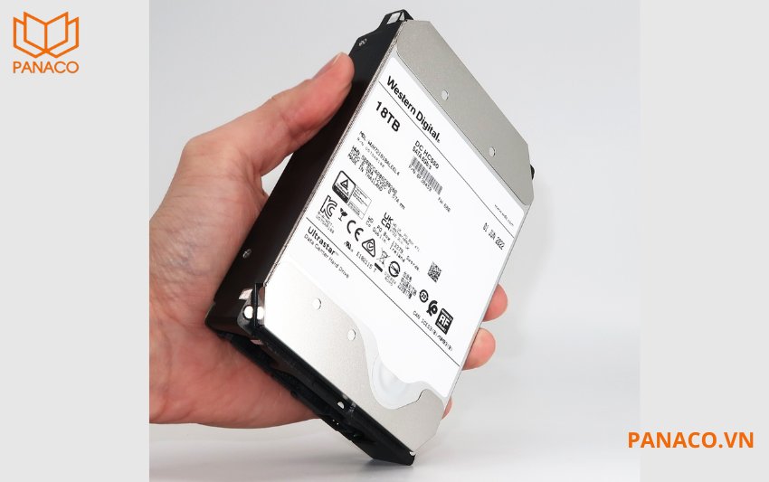 WD Ultrastar 18TB DC HC550 sở hữu bộ nhớ cache 512MB