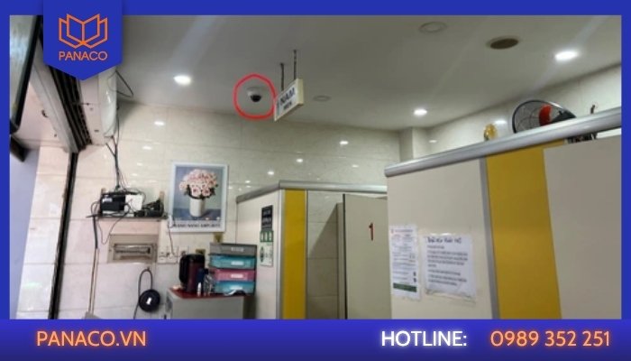 Camera chống trộm trong phòng tập
