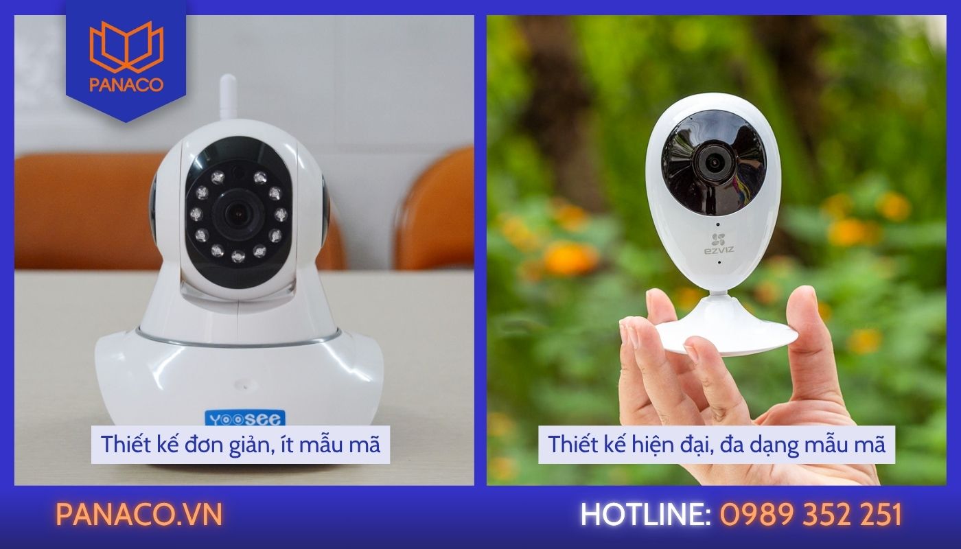 So sánh thiết kế hai hãng camera So sánh thiết kế hai hãng camera