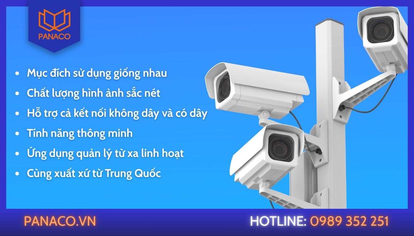 Điểm chung giữa camera Imou và Hikvision