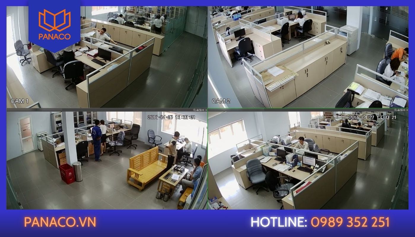 Lắp camera quan sát trong khu vực văn phòng, công ty tại Phú Nhuận