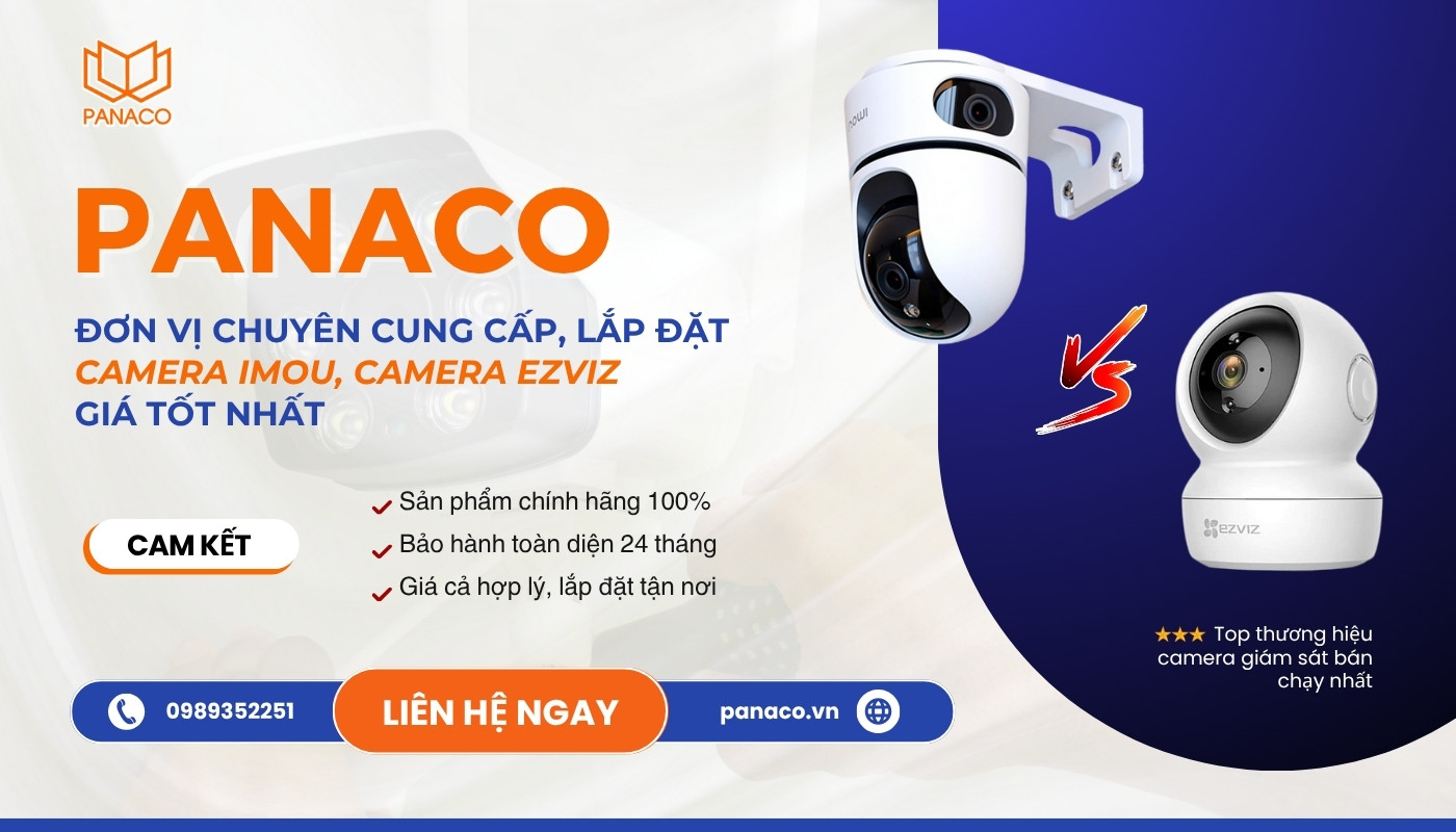 Mua camera Imou và Ezviz tại PANACO