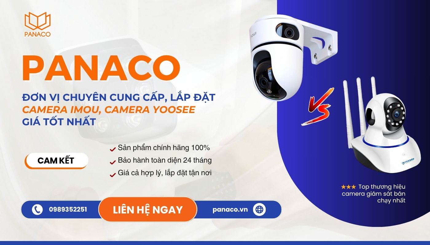 Mua camera Imou và Yoosee giá rẻ tại PANACO