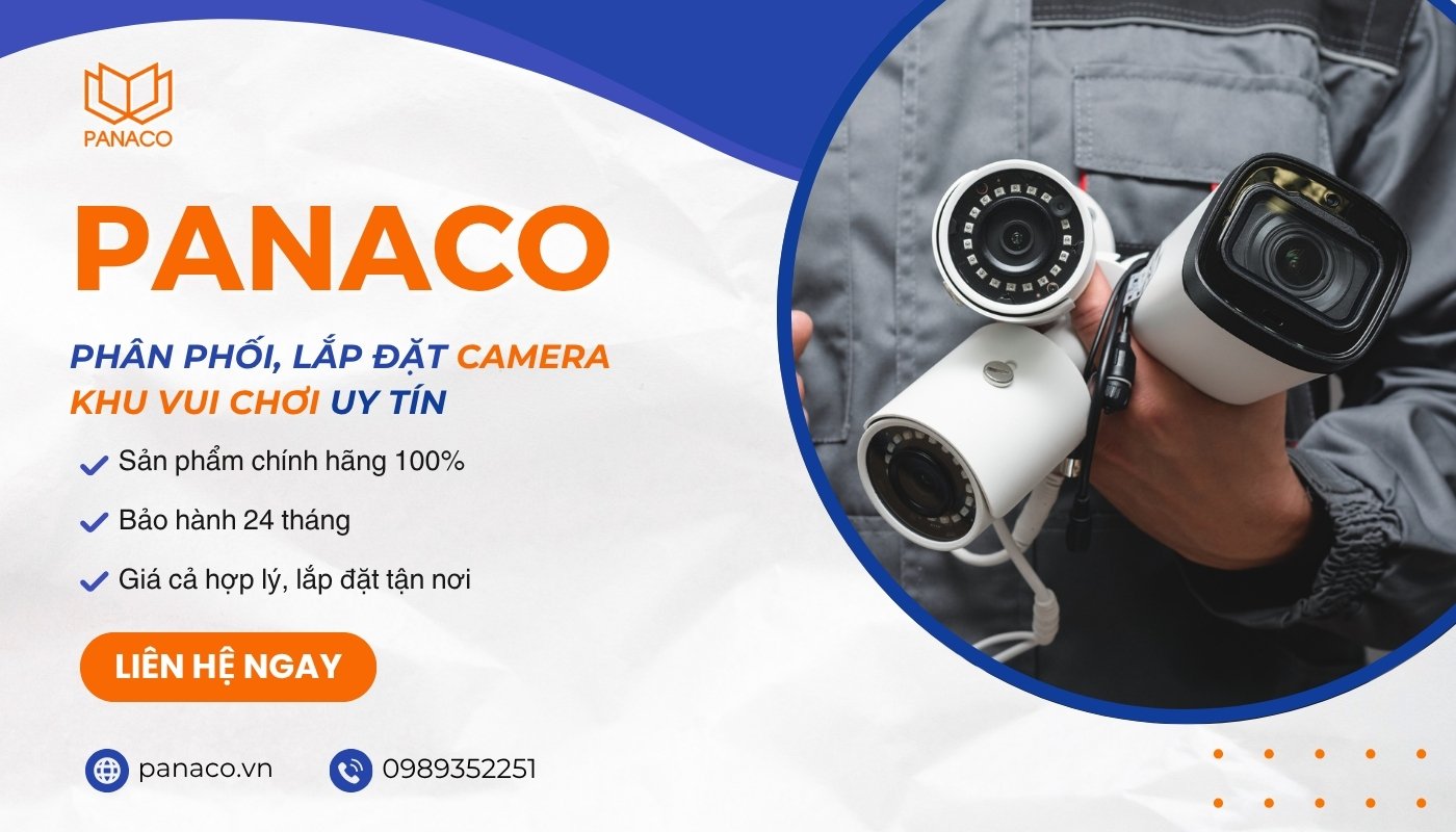 PANACO cung cấp và lắp đặt camera khu vui chơi 