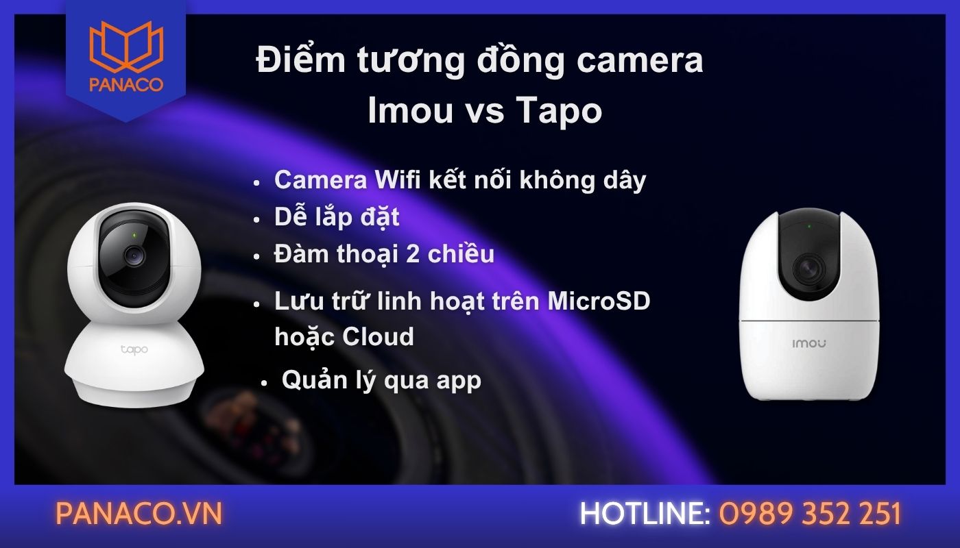 Camera tapo và imou có gì giống? Camera tapo và imou có gì giống?
