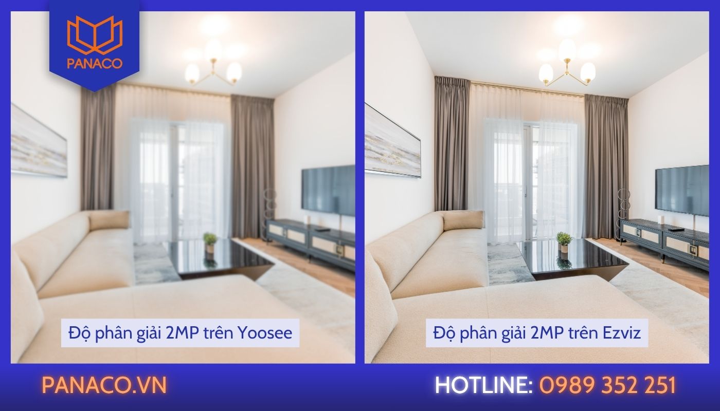 So sánh camera Ezviz và Yoosee về hình ảnh So sánh camera Ezviz và Yoosee về hình ảnh