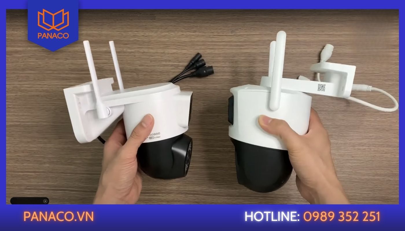 Thiết kế và hình dáng của hai dòng camera