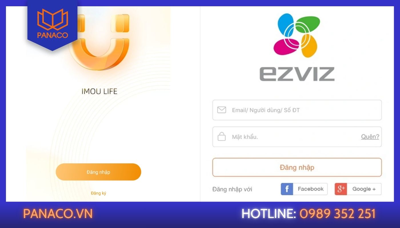 Phần mềm quản lý camera Imou, Ezviz Phần mềm quản lý camera Imou, Ezviz