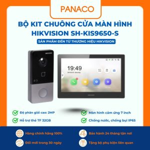 Bộ KIT chuông cửa màn hình Hikvision SH-KIS9650-S