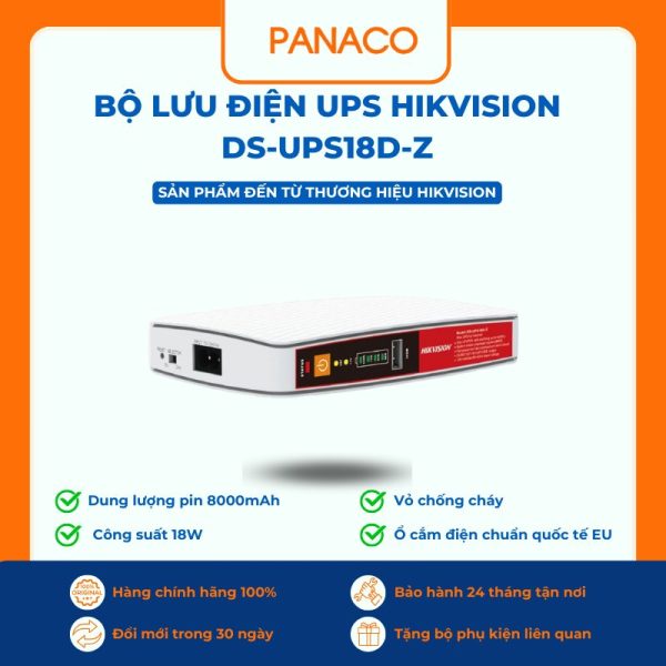 Bộ lưu điện UPS Hikvision DS-UPS18D-Z