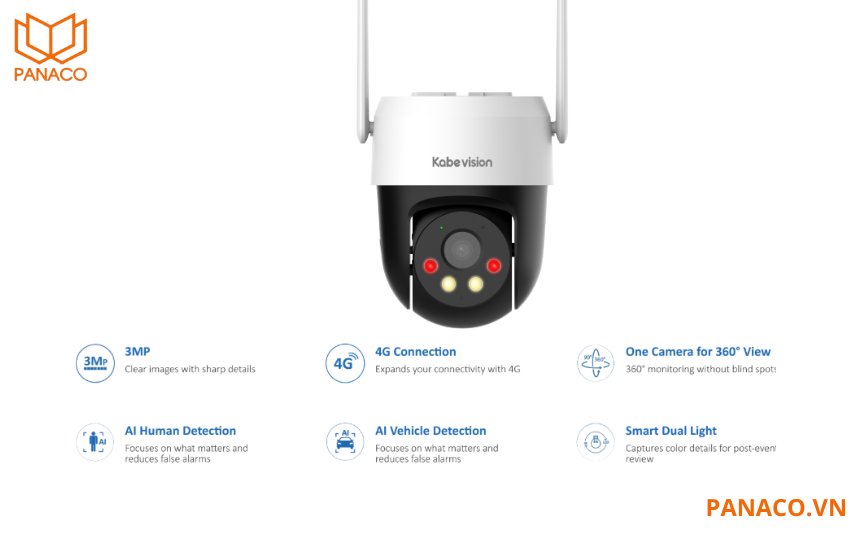 Camera IP 4G Kbvision KX-S3L-4G