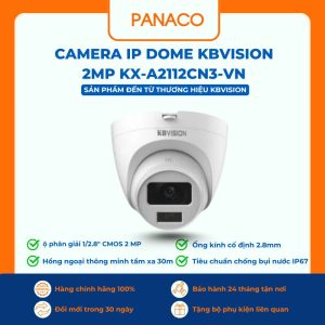 Camera IP Dome Kbvision 2MP KX-A2112CN3-VN
